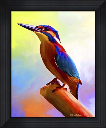 Framed Tiny Bird Print