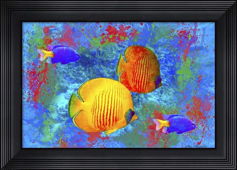 Framed Fish Art 4 Print