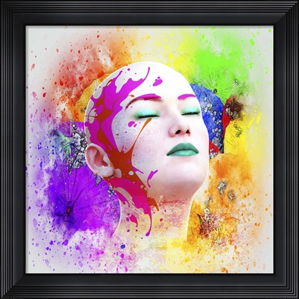 Framed Colors Dream Print