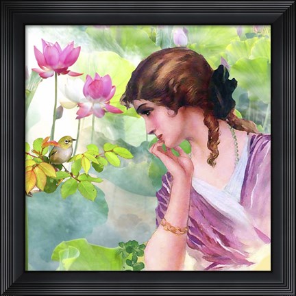 Framed Lady Bird Print