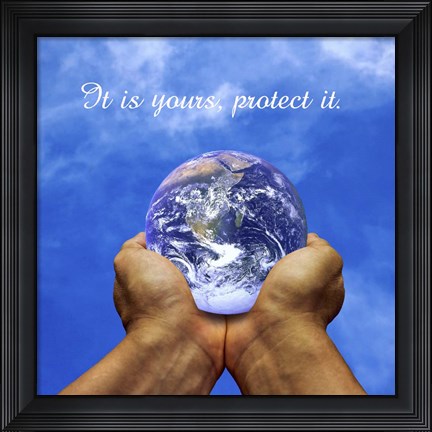 Framed Protect It Print