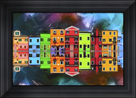 Framed Town C21 Print