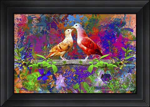 Framed Bird Collection 7 Print