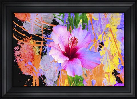 Framed Flower Design K2 Print