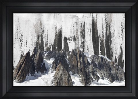 Framed Black Mountain 1 Print