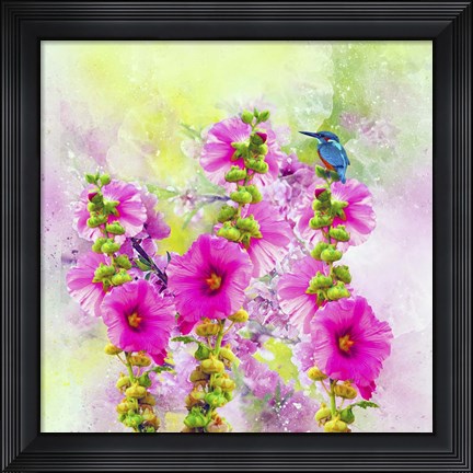 Framed Flowers Explosion SEP6 Print