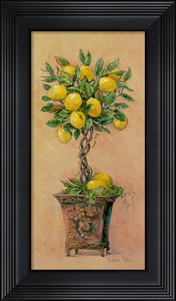 Framed Potted Lemons Print