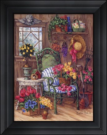 Framed Cape Cod Shed Print