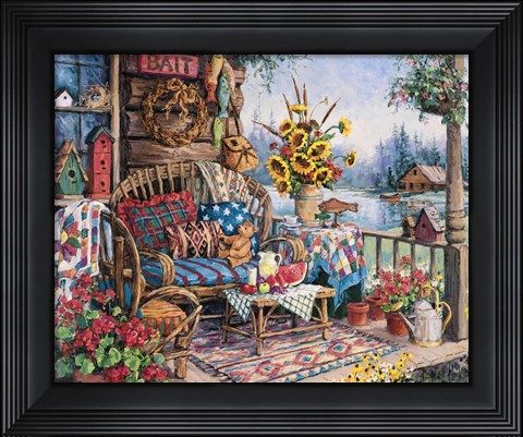 Framed Country Hideaway Print