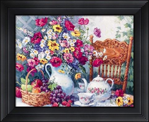 Framed Time For Tea Print