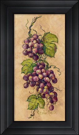Framed Vintage Grapevine I Print