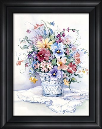 Framed Spring Bouquet IV Print