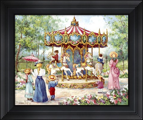 Framed Magical Horses Print