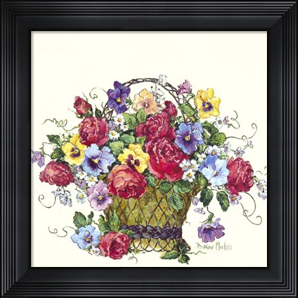 Framed Wire Basket Print