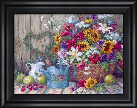 Framed Fresh from the Garden Print