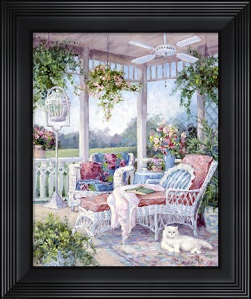 Framed Victorian Poetry Print