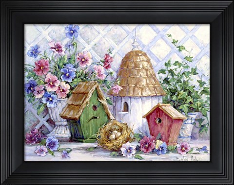 Framed Garden Nesting Print