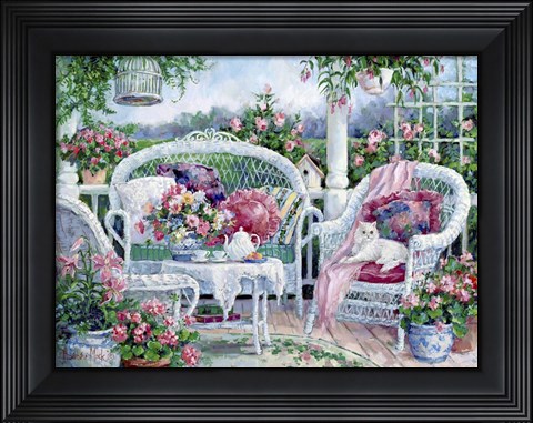 Framed Waiting for Friends Print