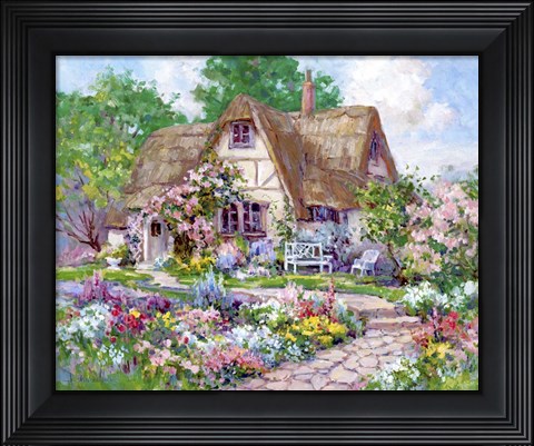 Framed Spennymore Manor Print