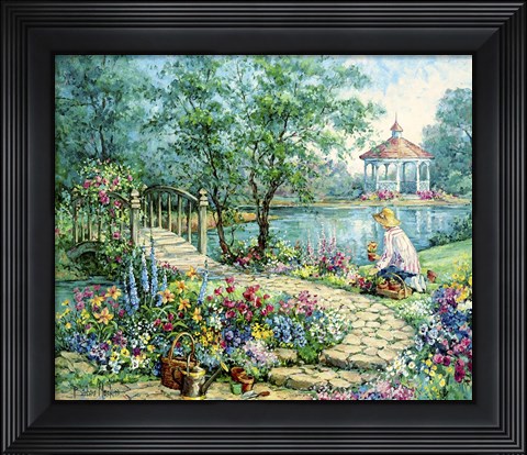 Framed Garden Allure Print