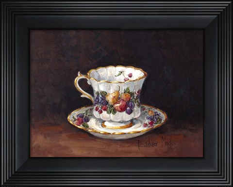 Framed Fruit Teacup II Print