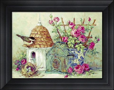 Framed Birdhouse Collection II Print