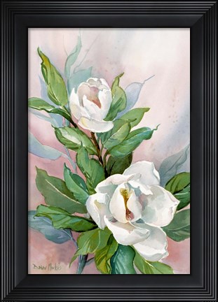 Framed Classic Magnolia B Print