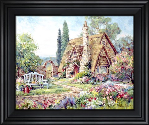 Framed Secluded Garden Print