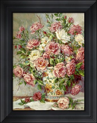 Framed Posies for the Princess Print