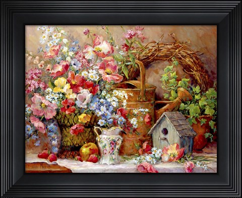 Framed Garden Medley Print