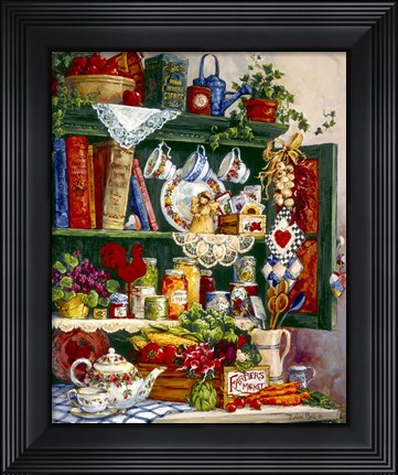 Framed Grandma&#39;s Cupboard Print