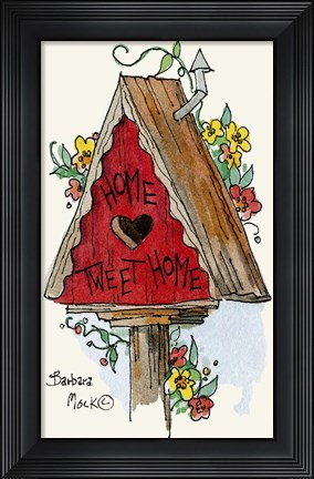 Framed Home Tweet Home Print