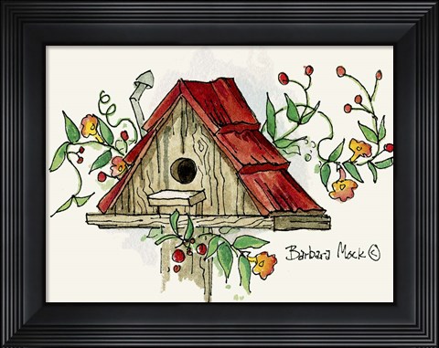 Framed Old Homestead Print