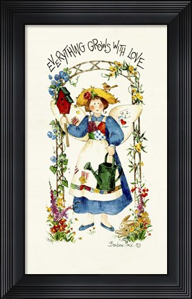 Framed Everything Grows Print