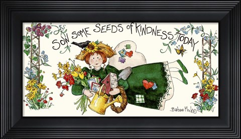 Framed Sow Some Seeds Print
