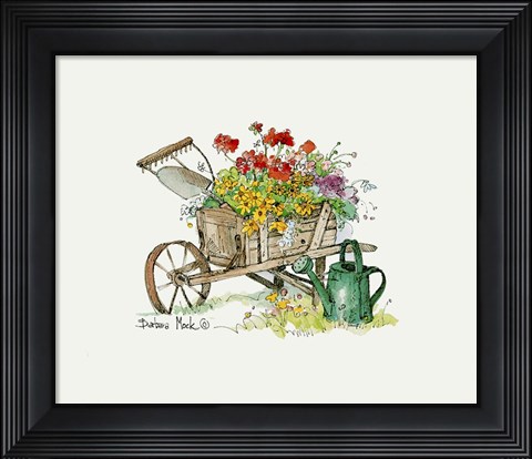 Framed Gardening Gear Print