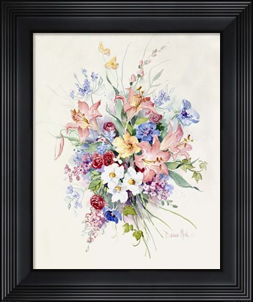 Framed Spring Bouquet Print