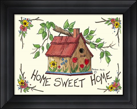 Framed Home Sweet Home Print