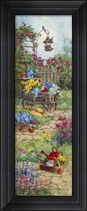 Framed Down the Garden Path 1 Print