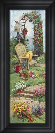 Framed Down the Garden Path 2 Print