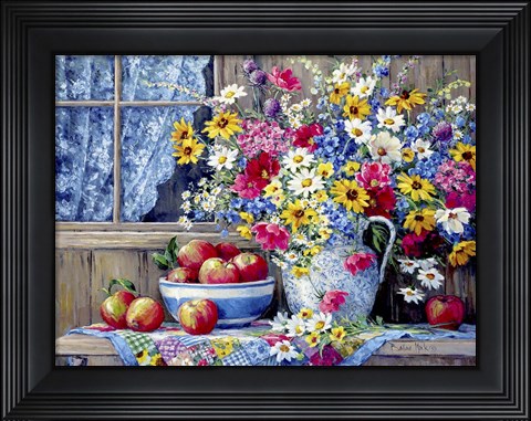 Framed From a Country Garden Print