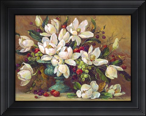 Framed Floral Elegance Print