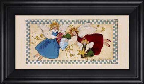 Framed Angel Trio Print