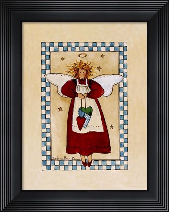 Framed Five Star Angel Print