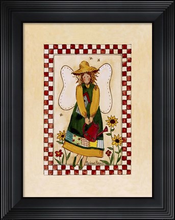 Framed Sunflower Angel Print
