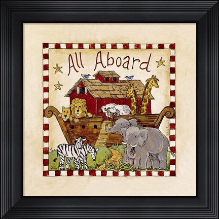 Framed All Aboard Print