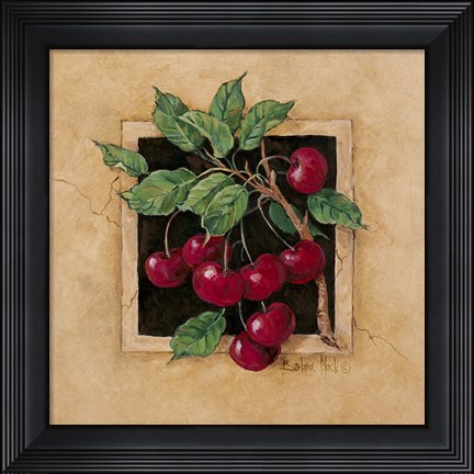 Framed Cherry Square Print
