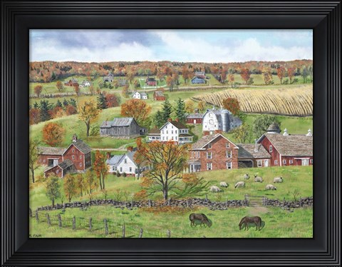 Framed High Pastures Print