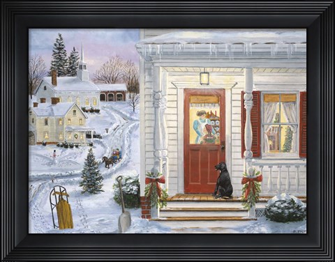 Framed Patiently Waiting Print