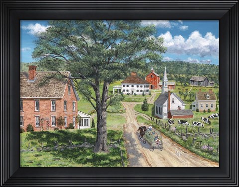 Framed Bright Summer&#39;s Day Print